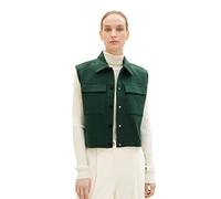 TOM TAILOR Damen 1035277 Blazer Weste, 18601 - Pineneedle Green, XXL