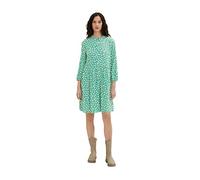 TOM TAILOR Damen 1035862 Kleid mit Muster & Knopfleiste, 31117 - Green Floral Design, 46