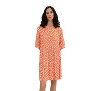 TOM TAILOR Damen 1035862 Kleid mit Muster & Knopfleiste, 31119 - Red Floral Design, 44