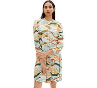 TOM TAILOR - Kleid mit Allover-Print colorful wavy design 36