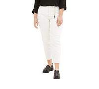 TOM TAILOR Damen 1035947 Plussize Barrel Jeans, 10315 - Whisper White, 44W / 28L