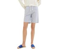 TOM TAILOR Damen 1036631 Bermuda Shorts, 12320 - Thin Stripe Pants, 32