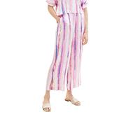 TOM TAILOR Damen 1036635 Hose, 31722 - Pink Tie Dye Stripe, 36W / 28L