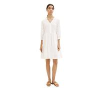 TOM TAILOR Damen 1036653 Kleid, 10315 - Whisper White, 32