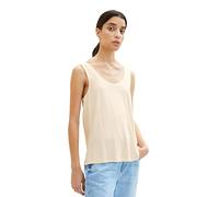 TOM TAILOR Damen 1036795 Top, 31649 - Ivory Ecru, L