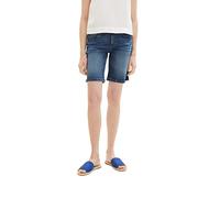 TOM TAILOR Damen 1037021 Bermuda Jeans Shorts, 10281 - Mid Stone Wash Denim, 28