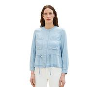 TOM TAILOR Damen 1037227 Blazer, 10151 - Light Stone Bright Blue Denim, 42