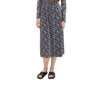 TOM TAILOR Damen 1037701 Plissee Rock mit Muster, 32370-navy small tie dye floral, 42