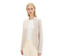 TOM TAILOR - Cardigan aus Strick clouds grey melange XL