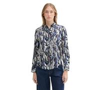Langarmbluse TOM TAILOR Gr. 46, organic shapes design Damen Blusen (67193358-46) organic shapes design