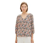 TOM TAILOR - Bluse mit Print small grey tie dye floral 38
