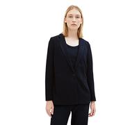TOM TAILOR Damen 1037908 Blazer mit Struktur, 10668-sky Captain Blue, M
