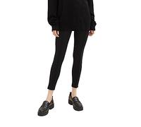 TOM TAILOR Damen 1038012 Leggings mit Ziernaht, 14482-deep Black, 34/28