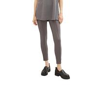 TOM TAILOR Damen 1038012 Leggings mit Ziernaht, 32251-dark Mineral Grey, 36/28