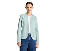 TOM TAILOR Damen 1038703 Basic Ottoman Blazer mit Taschen, 38784 - Blue Haze, M