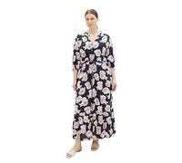 TOM TAILOR Damen 1038797 Maxikleid mit Muster & Bindedetail, 32413-tie dye Flower Design, 46