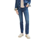 TOM TAILOR Damen 1039847 Kate Straight Fit Jeans, 10281-mid Stone wash Denim, 26/30