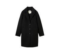 TOM TAILOR Damen 1041493 Langer Mantel, 14482-Deep Black, M