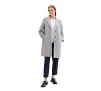 TOM TAILOR Damen 1041493 Langer Mantel, 21373-Medium Silver Grey Melange, XL