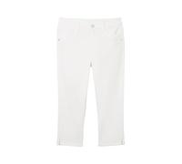 TOM TAILOR Damen 1041852 Kate Slim Capri Jeans, 20000 - White, 30 EU