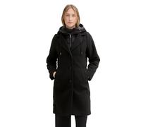 TOM TAILOR - 2-in-1 Look Wintermantel deep black XL