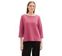 Langarmshirt TOM TAILOR Gr. S (36), pink (pink velvet) Damen Shirts (29717825-S) pink velvet