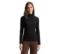Tom Tailor Damen 1043142 Longsleeve T-Shirt, 14482 - Deep Black, XXL EU