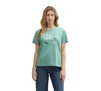 Tom Tailor Damen 1045534 T-Shirt, 10978 - Bleeched Green, L EU