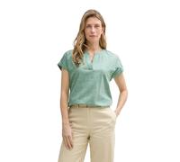 Tom Tailor - Loose Fit Bluse faded green - Gr. - 38