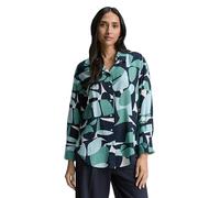 TOM TAILOR Damen 1046193 Bluse, 37800-Green Dots and Shapes Design, 38