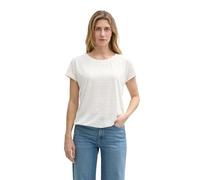 Tom Tailor Ajour Crew Neck Kurzarm-t-shirt