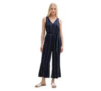 TOM TAILOR - Jumpsuit mit Allover-Print navy dot print 34