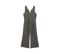 TOM TAILOR Damen 1046422 Jumpsuit, 38779-Black Zig Zag Design, 38