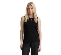 Tom Tailor - Top mit Cut-Out-Detail schwarz - Gr. - XL