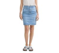 TOM TAILOR Damen 1046438 Rock, 10112-Clean Light Stone Blue Denim, 40