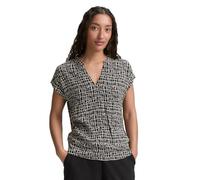Tom Tailor Damen 1046458 T-Shirt, 38117 - Abstract Black Grid Design, L EU