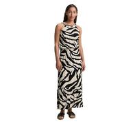 Tom Tailor - Neckholder Maxi-Kleid abstract beige zebra - Gr. - 40