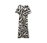 Tom Tailor - Wickelkleid mit Muster abstract beige zebra - Gr. - 36