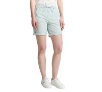 TOM TAILOR Damen 1046496 Bermuda Shorts, 38037-Delicate Green Stripe, 36