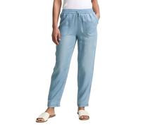TOM TAILOR Damen 1046508 Loose Slim Fit Hose, 10113 - Clean Mid Stone Blue Denim, 34W / 28L EU