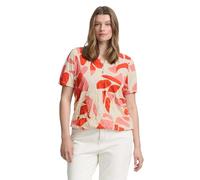 TOM TAILOR Damen 1047156 T-Shirt, 37799 - Red Dots and Shapes Design, 46 Große Größen EU