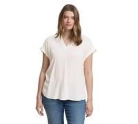 TOM TAILOR Damen 1047195 Bluse, 10315 - Whisper White, 52 Große Größen EU