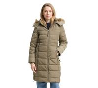 TOM TAILOR Damen 1047533 Puffer-Mantel mit abnehmbarer Kapuze