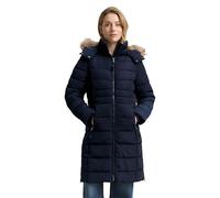 TOM TAILOR Damen 1047533 Puffer-Mantel mit abnehmbarer Kapuze