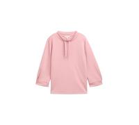 TOM TAILOR Damen 1047748 Scuba Langarmshirt mit Kordelzug, 11055-Morning Pink, L