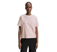 T-Shirt TOM TAILOR DENIM, Damen, Gr. L (40), dusty rose weiß stripe, Single Jersey, Obermaterial: 100% Baumwolle, gestreift, modisch, regular fit taillenbedeckt, Rundhals, Kurzarm gerader Abschluss, S