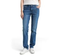 Straight-Jeans TOM TAILOR "LIVA", Damen, Gr. 32, Länge 30, blau (clean mid stone blau denim), Denim/Jeans, Obermaterial: 99% Baumwolle, 1% Elasthan. Futter: 100% Baumwolle, unifarben, casual, straight