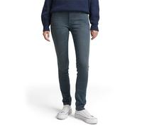 Slim-fit-Jeans TOM TAILOR, Damen, Gr. 34, Länge 34, blau (mid stone blau grau denim), Denim/Jeans, Obermaterial: 70% Baumwolle, 28% Polyester, 2% Elasthan. Futter: 65% Baumwolle, 35% Polyester, unifar