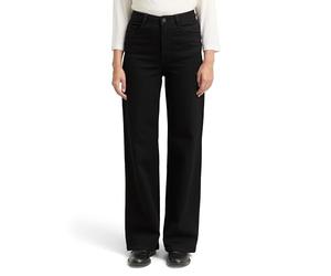 Tom Tailor Damen 1047855 TTMADINA Wide Leg Jeans, 10240 - Black Denim, 32W / 34L EU