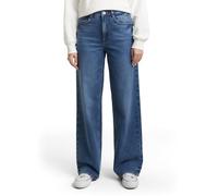 Tom Tailor 1047855 Wide Hosen 34 Mid Stone Wash Denim